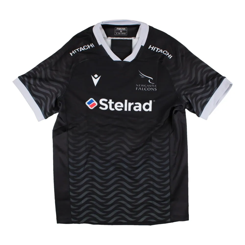 2022-2023 Newcastle Falcons Training Jersey (Black)