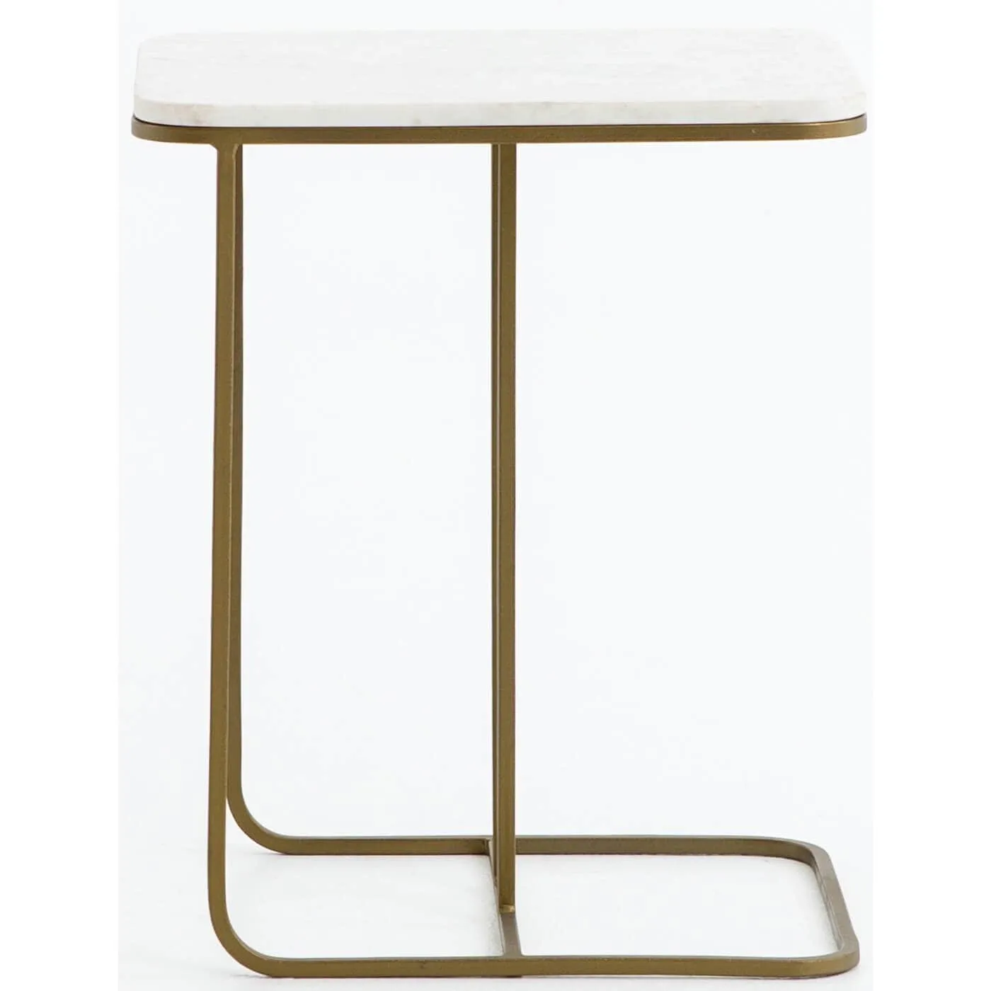 Adalley C Table, White Marble