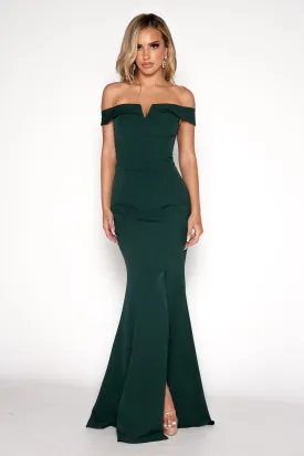 Alyssa Maxi Dress - Dark Green