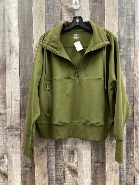 Athletic Jacket By Old Navy In Green, Size: Xl