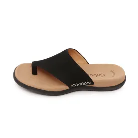 Beatus Black Support Sandals