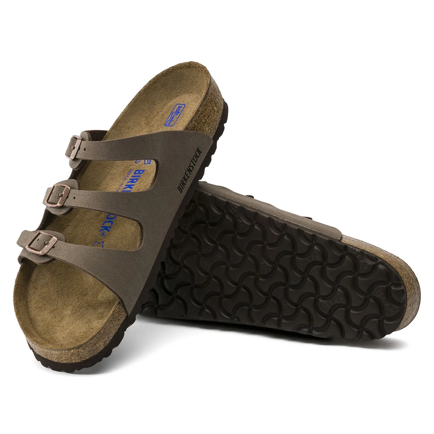 Birkenstock Florida Mocha Soft Footbed