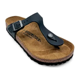 Birkenstock Gizeh Black Oiled Leather