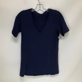 Blue Athletic Top Short Sleeve Lululemon, Size 6