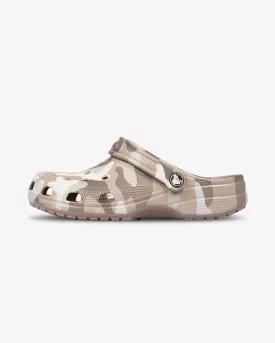 Crocs Classic Clog Printed Camo Mushroom