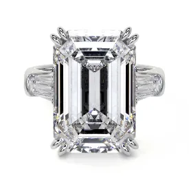 Emerald Cut Diamond Ring, 8 CT