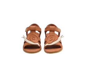 Escar Sandals | Snail | Walnut Leather