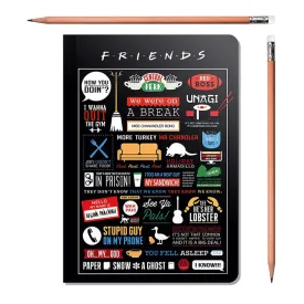 Friends Infographic Soft Cover Notebit