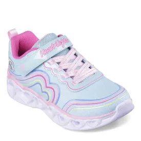 Girl's Skechers, Heart Lights - Retro Hearts Sneaker â€“ Little Kid