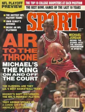 January 1991 Sport Cover (Michael Jordan, Chicago Bulls)