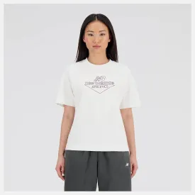 NEW BALANCE ATHLETICS COTTON JERSEY BOXY T-SHIRT