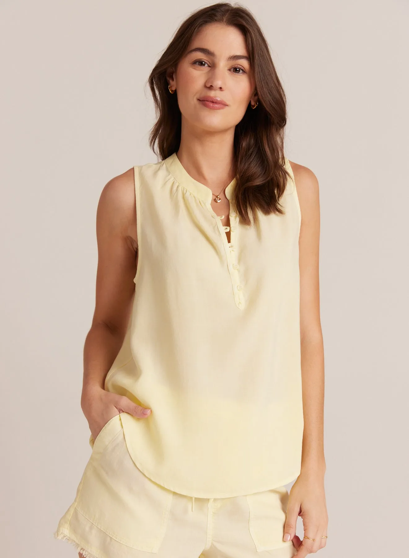 Sleeveless Pullover - Soft Sun